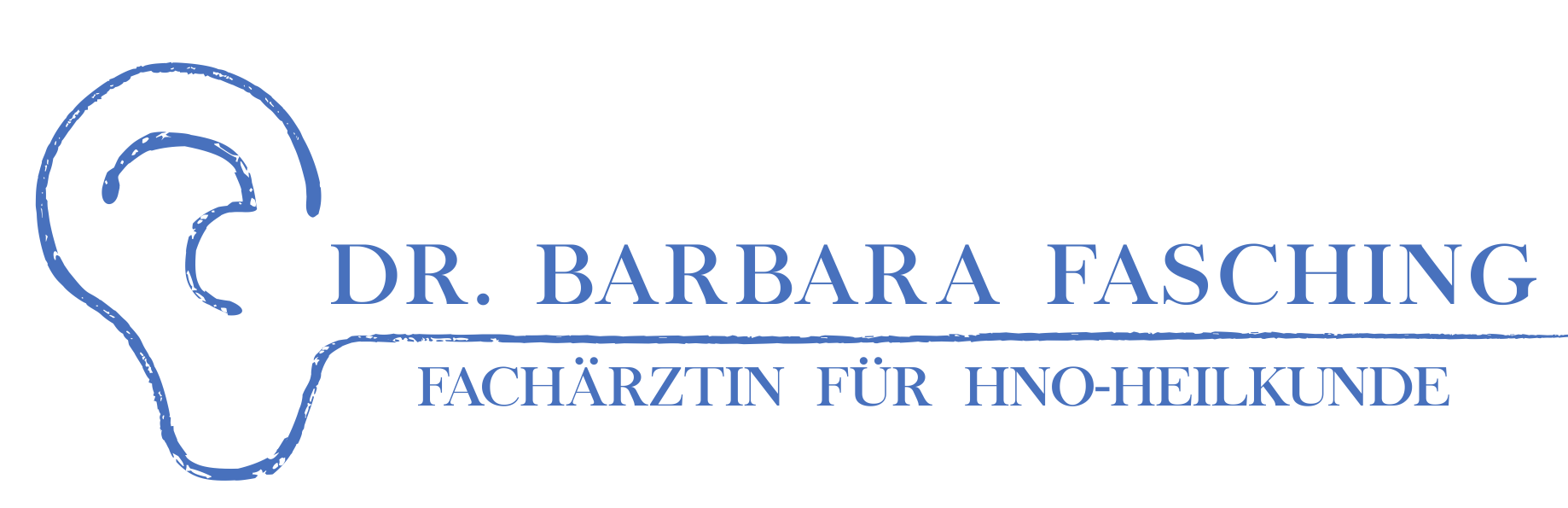 Dr. Barbara Fasching blaues Logo